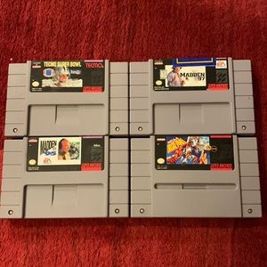 Super Nintendo - original sports game bundle